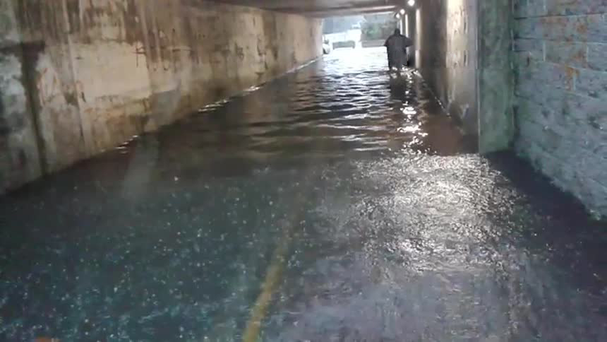 Sottopasso Lazzaretto Alluvione Vignate 2014
