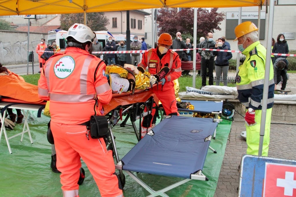 Esercitazione Protezione Civile Vignate Posto Medico Avanzato